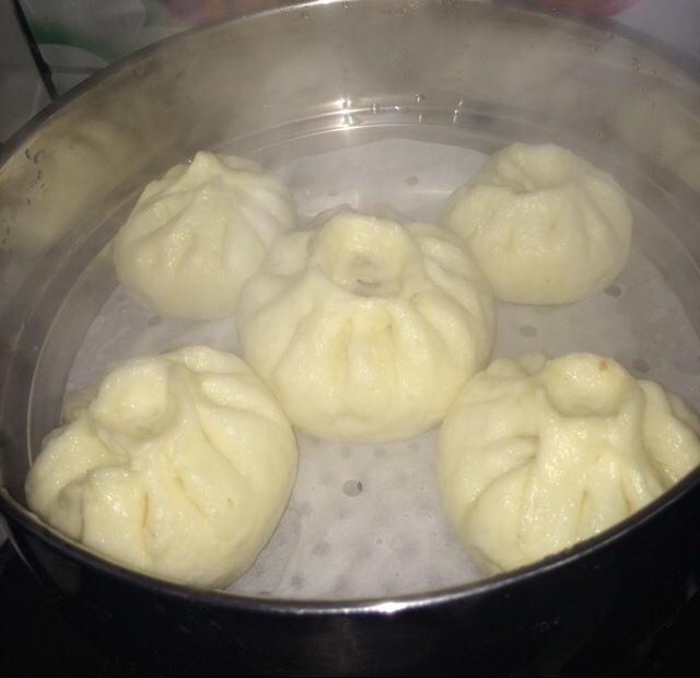 一小时快速吃上热腾包子（包括准备馅的时间）