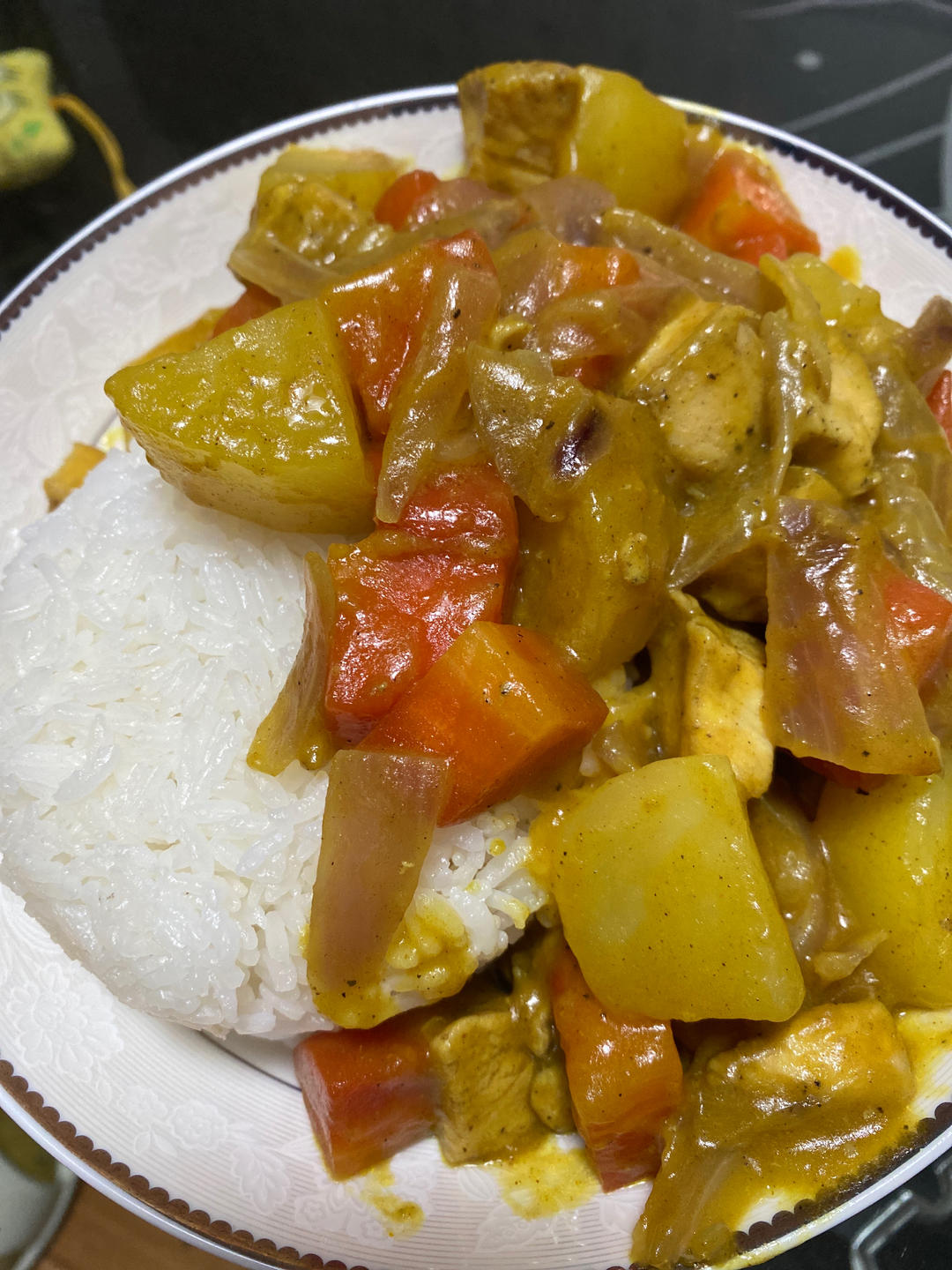 土豆咖喱鸡肉