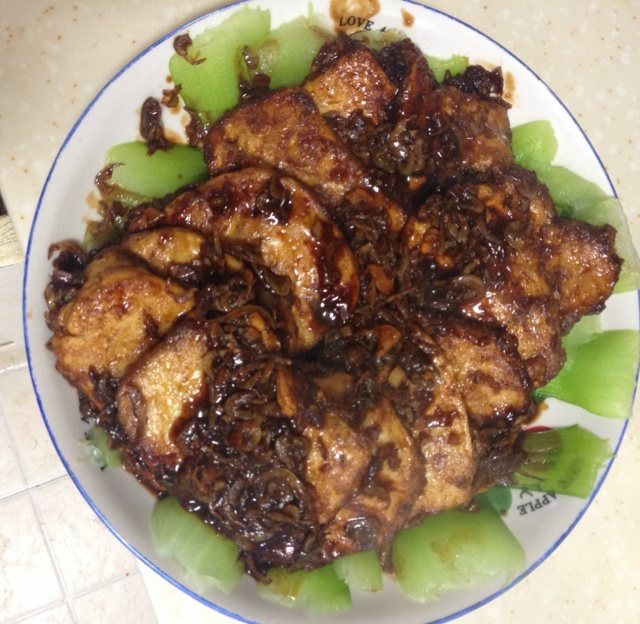 虾皮锅塌豆腐 （鲁菜）