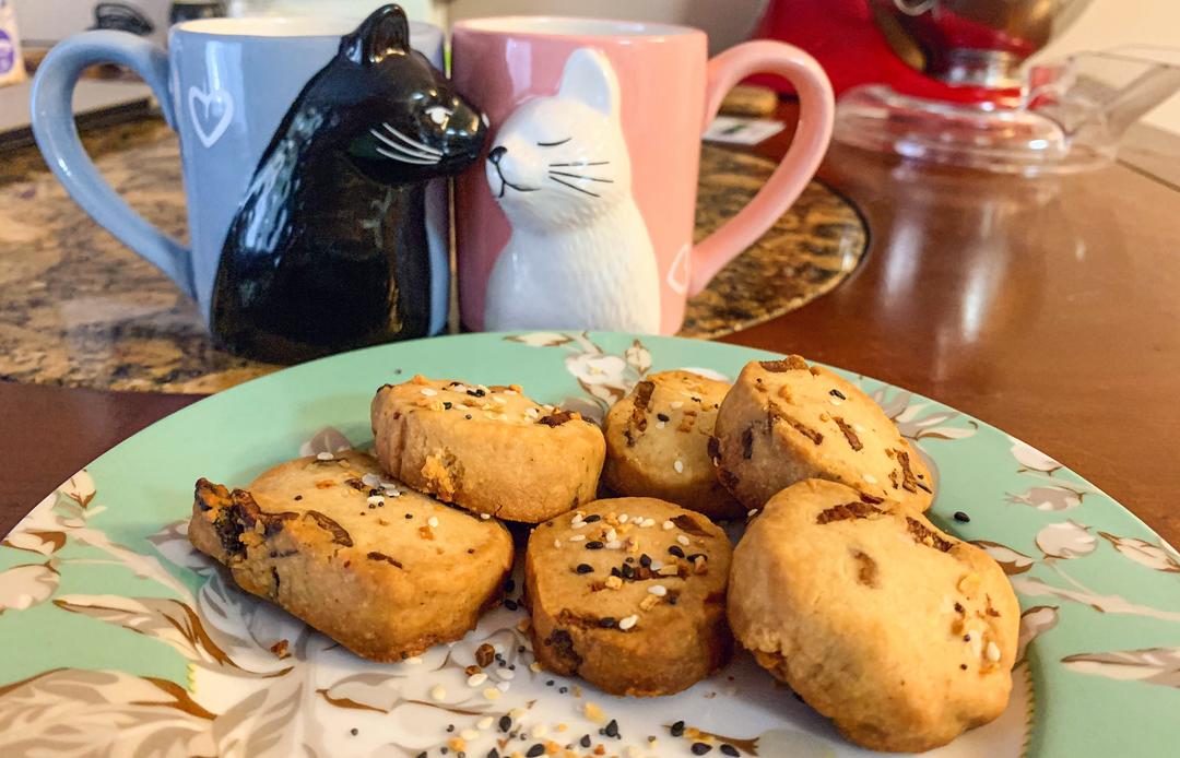 超级简单培根酥松咸曲奇（Bacon Shortbread）的做法