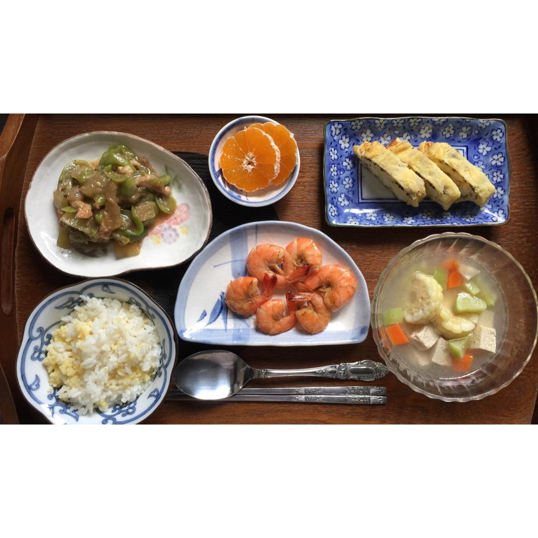 盐煎虾