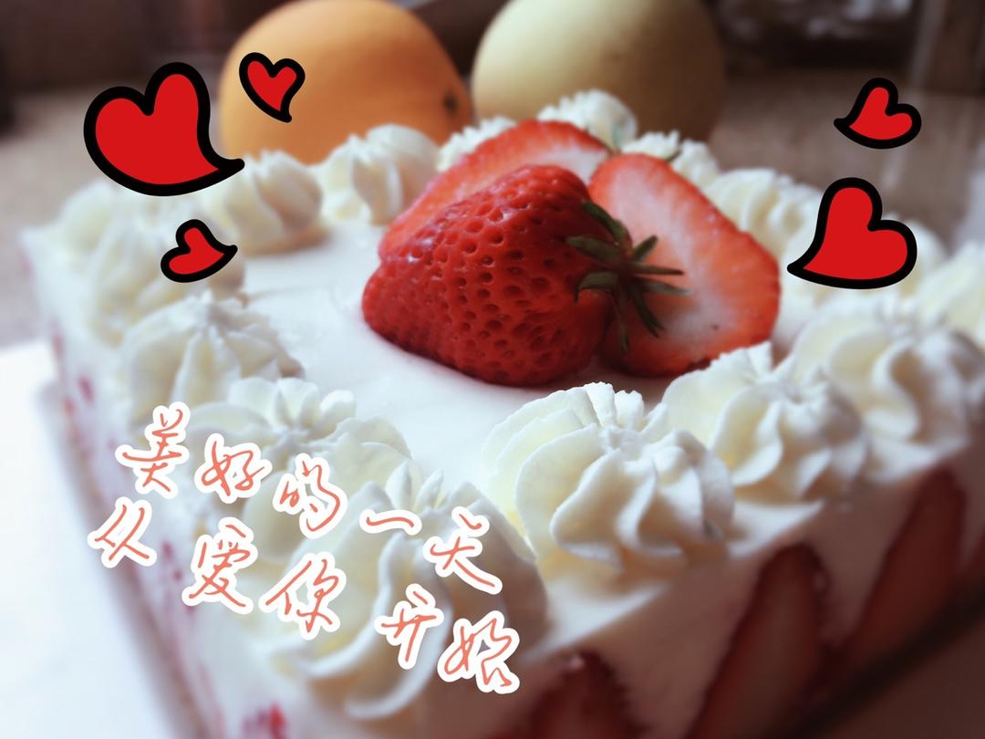 超简单的草莓芝士蛋糕