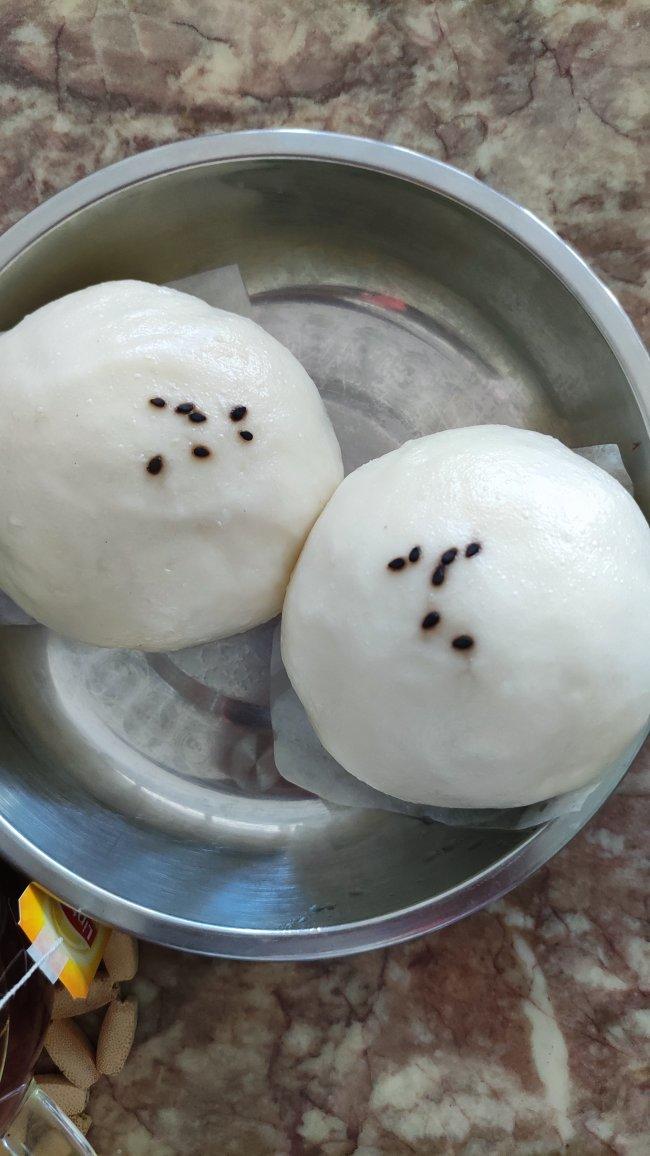 超松软的广式豆沙包