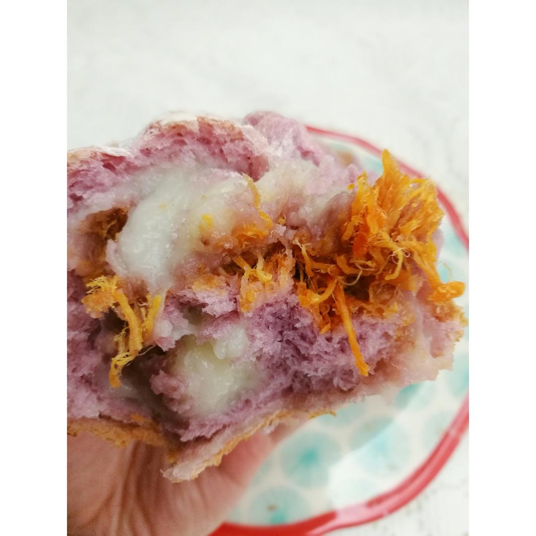 芋泥麻薯肉松软欧