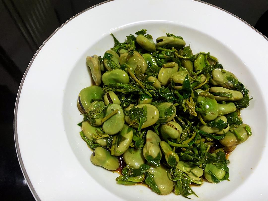 【时令菜.春】香椿拌蚕豆