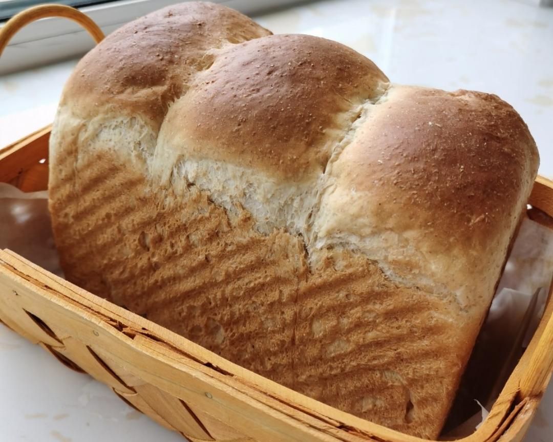 🍞零失误全麦吐司（玉米油版）的做法