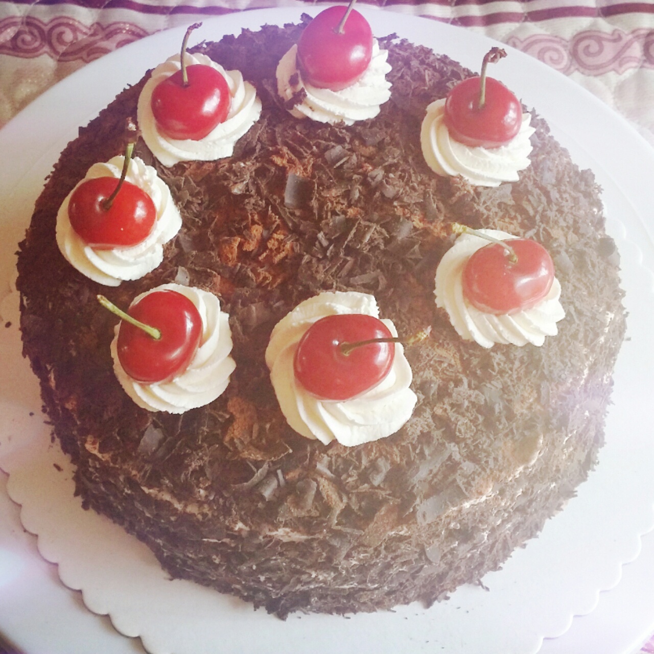 香尼亚做的黑森林蛋糕