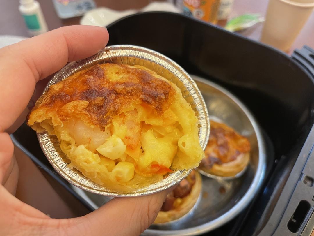 一口一个迷你小披萨🍕蛋挞皮的创意吃法‼️