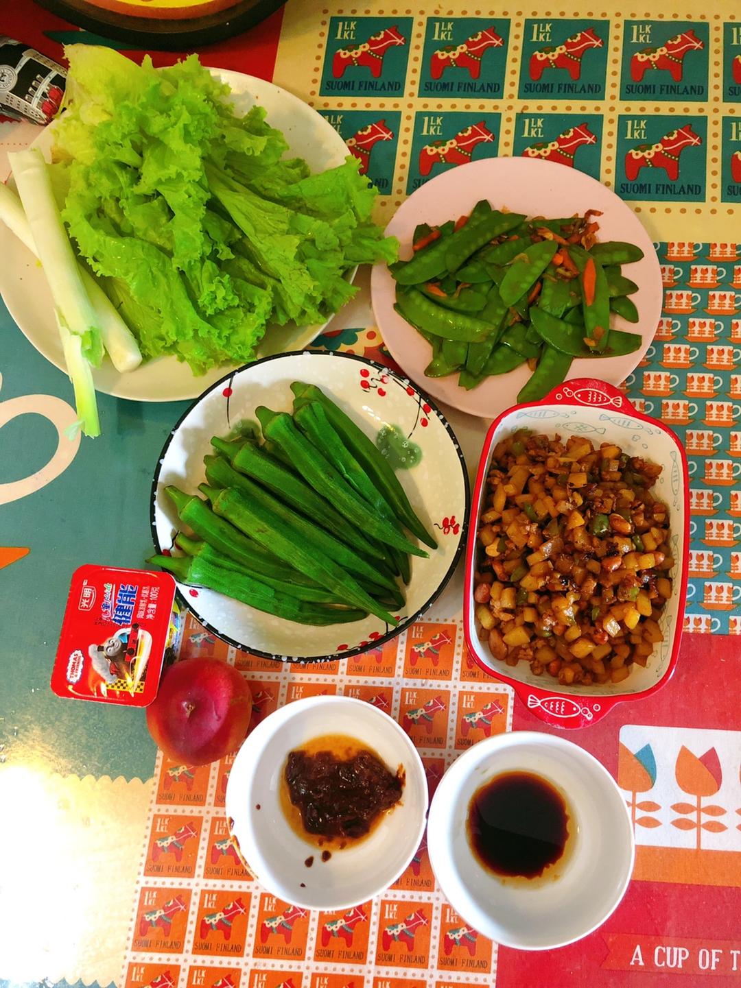 我和儿子的绿色午餐