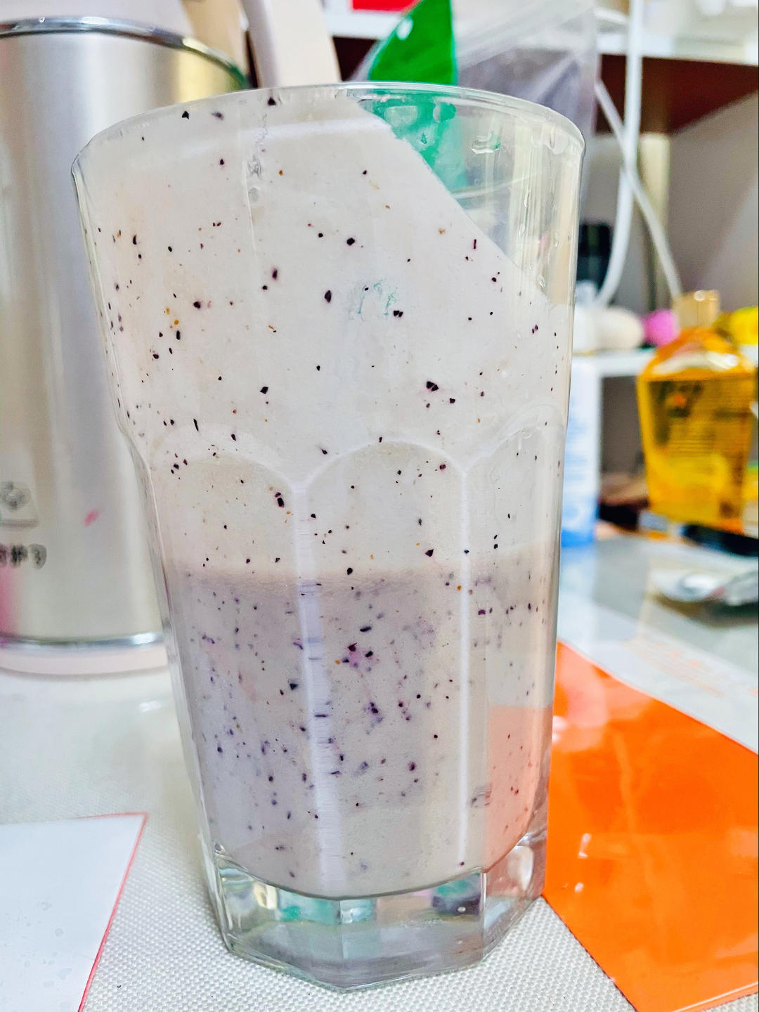 超好喝的蓝莓奶昔