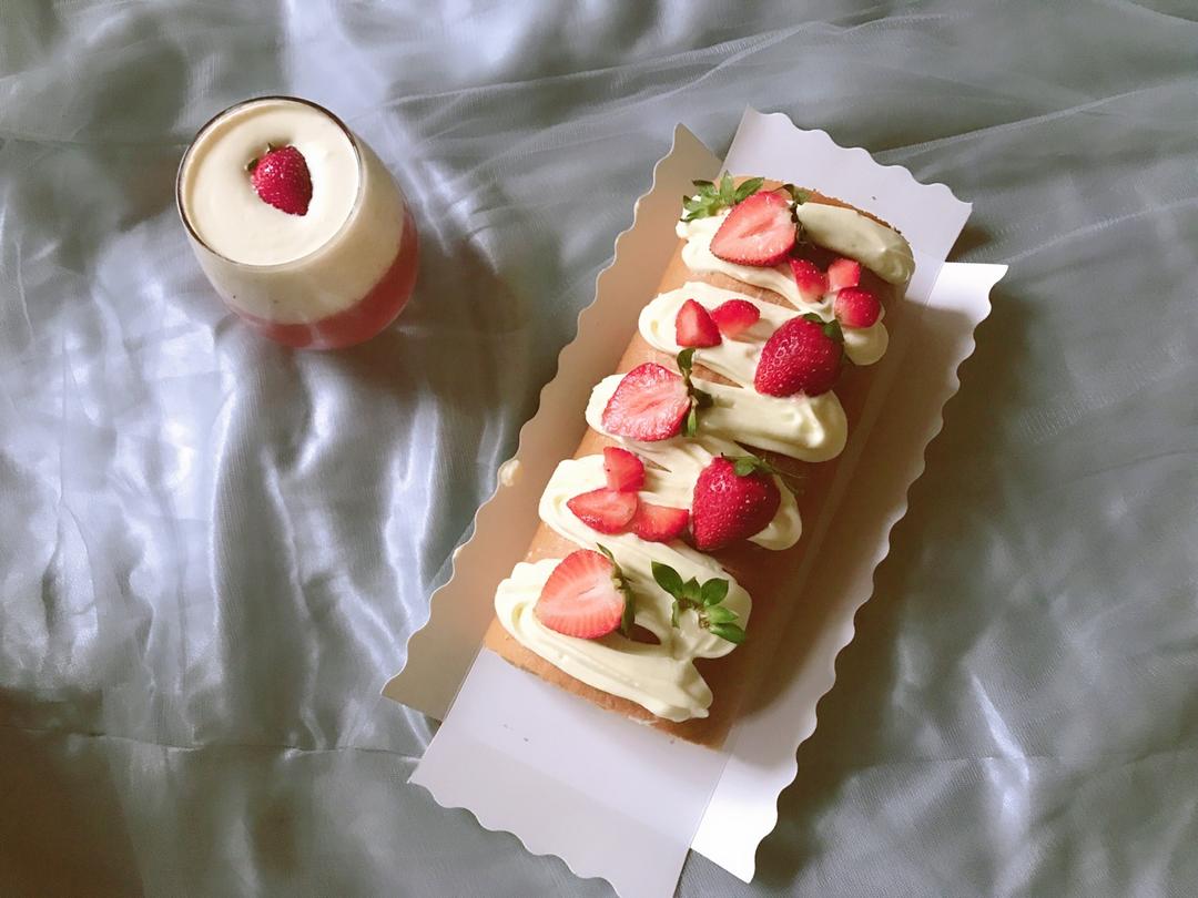 伯爵红茶奶冻蛋糕卷