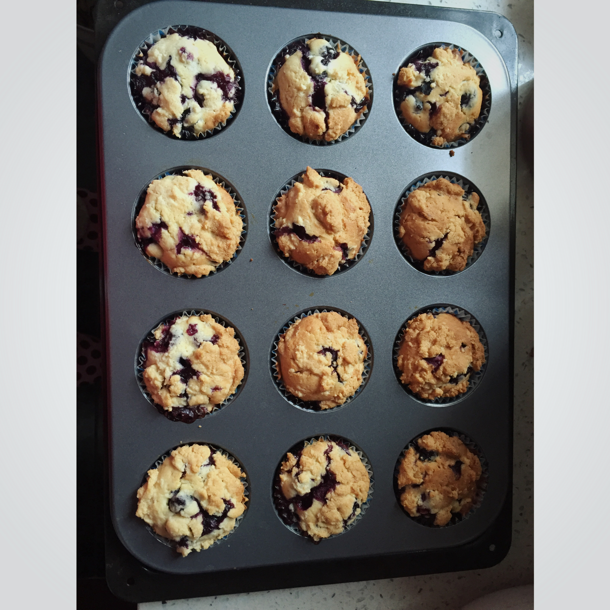 蓝莓玛芬蛋糕 Blueberry Muffin