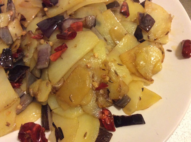 孜然烧烤土豆之无烤箱版