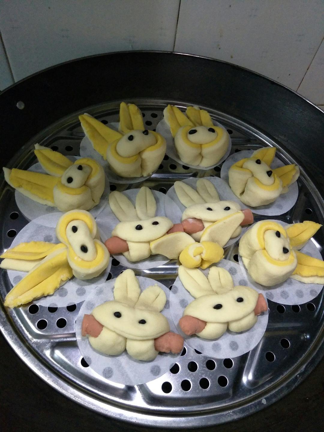 卡通兔子馒头