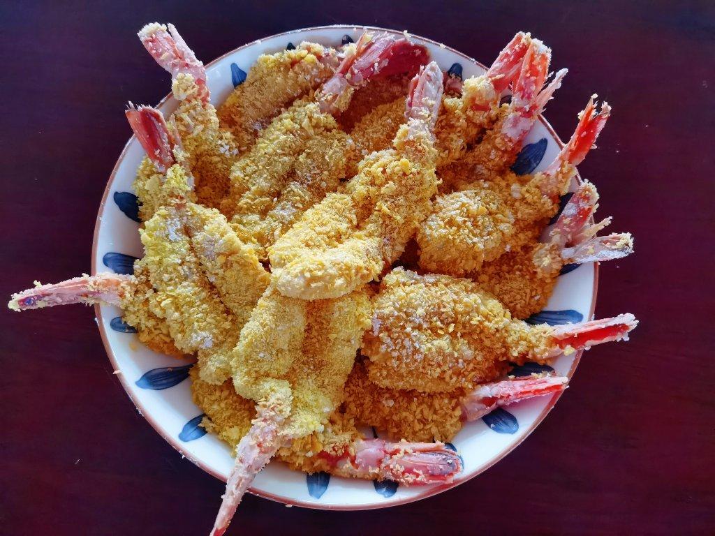 面包糠炸虾