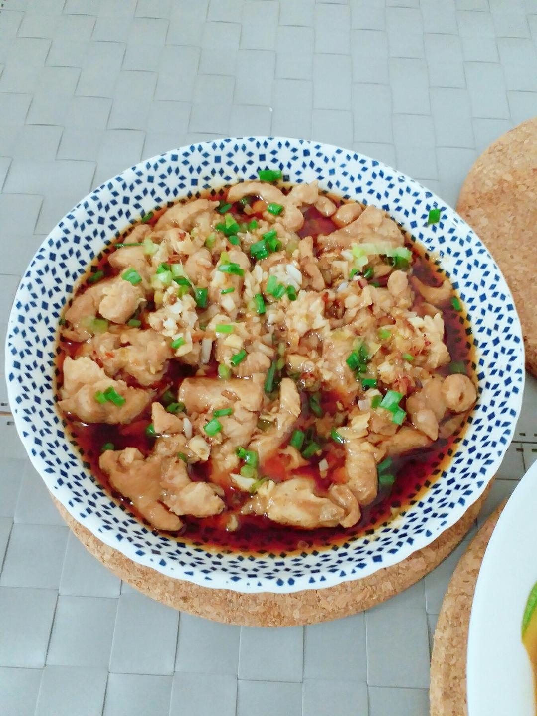 蒜蓉蒸鸡胸（鸡腿）