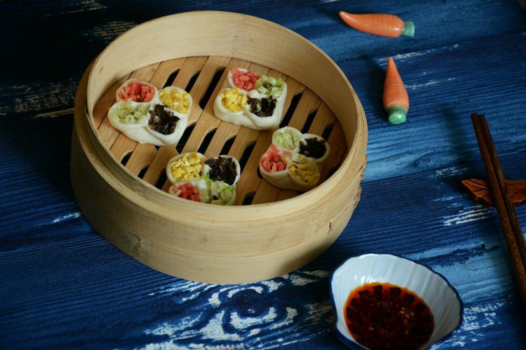 四喜福禄寿财饺的做法