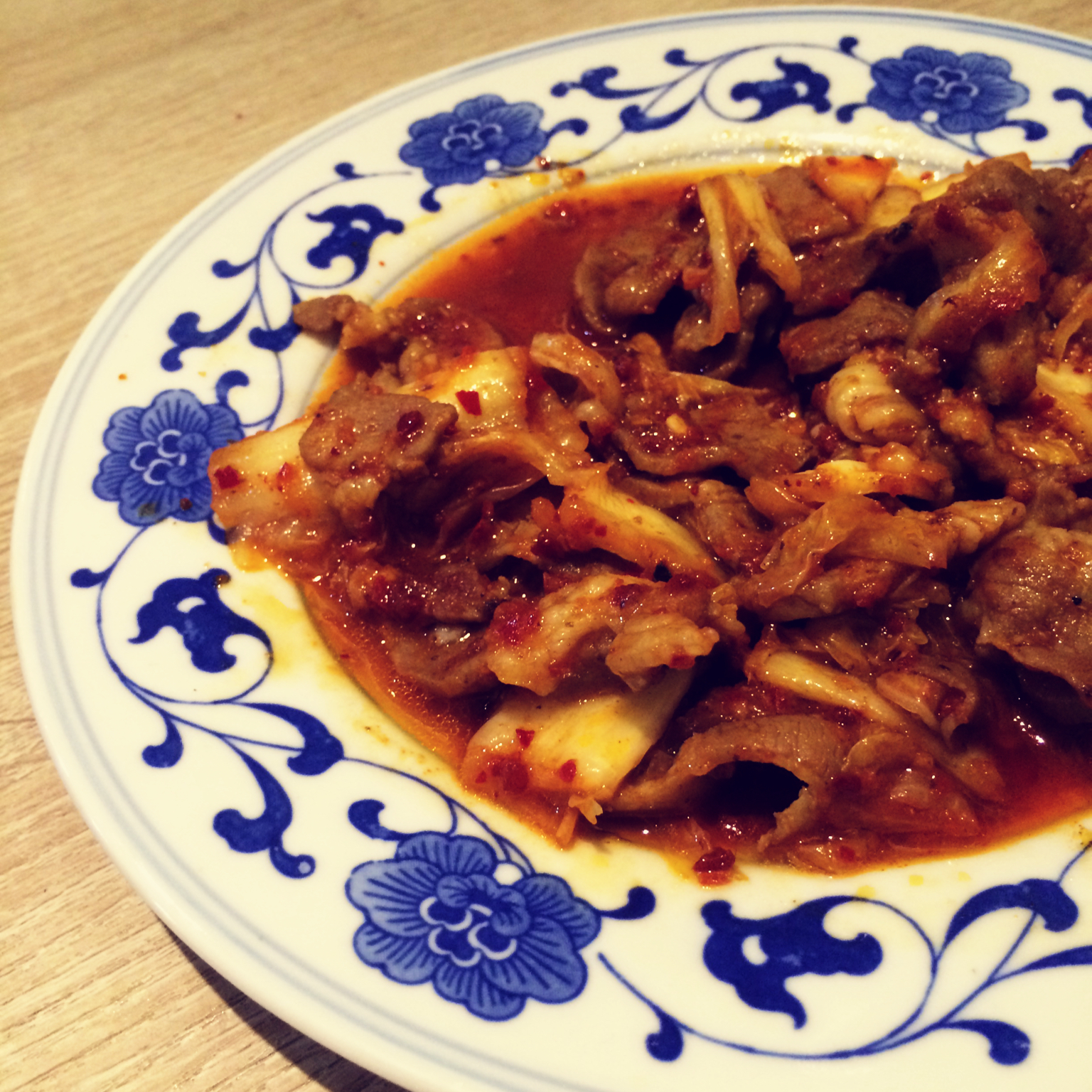 辣白菜炒五花肉