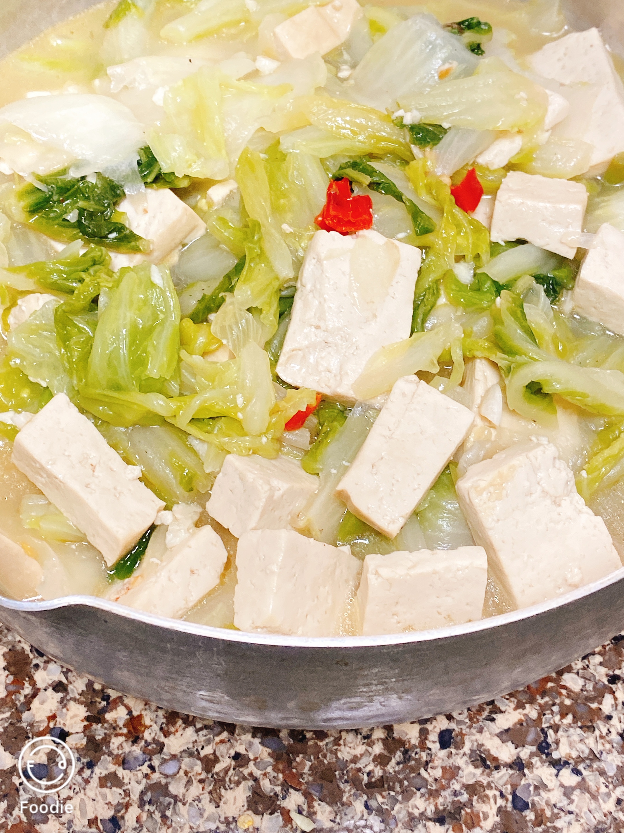清淡的大白菜炖豆腐的做法