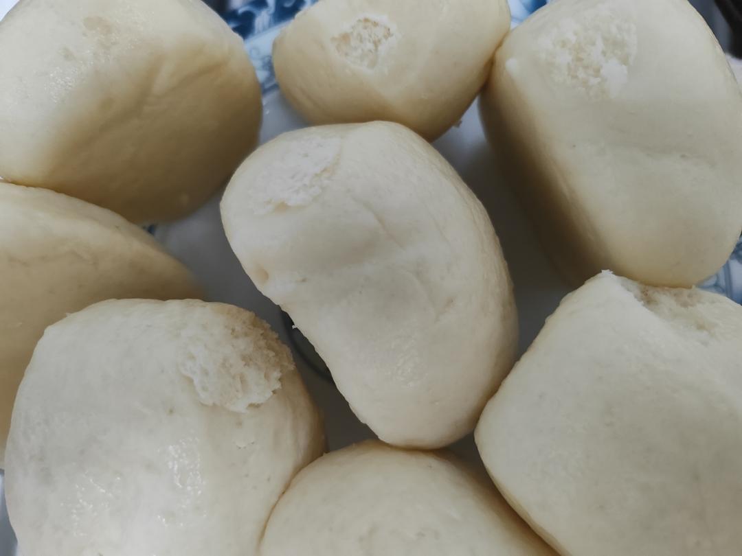 馒头做法（kitchenaid厨师机版）