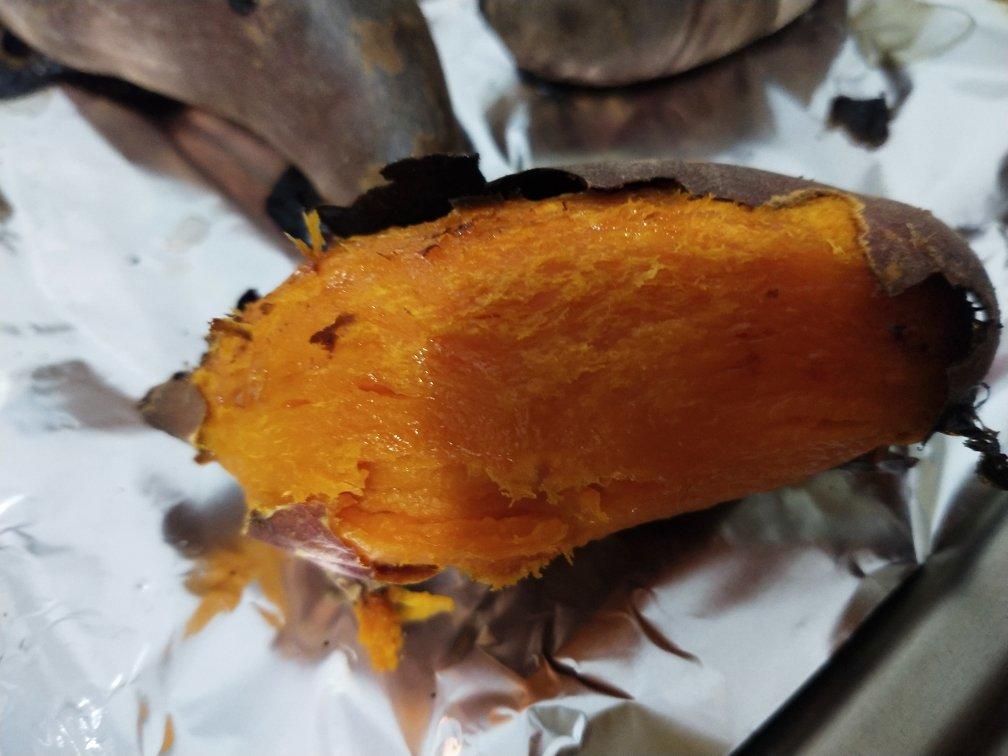 【烤箱版烤红薯】