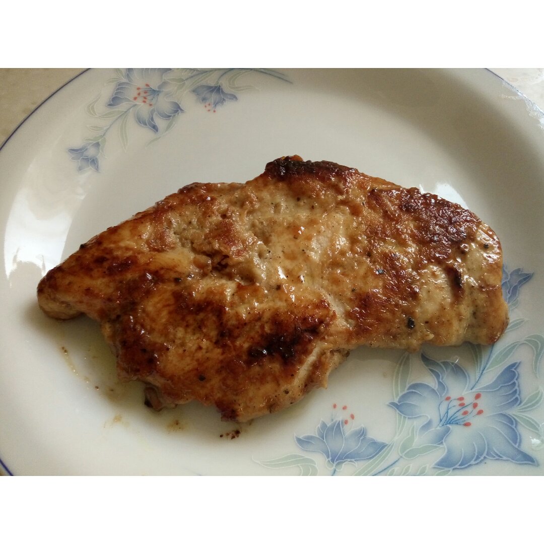酷炫屌炸天好吃的煎鸡胸肉（香蒜蜂蜜煎鸡胸肉）