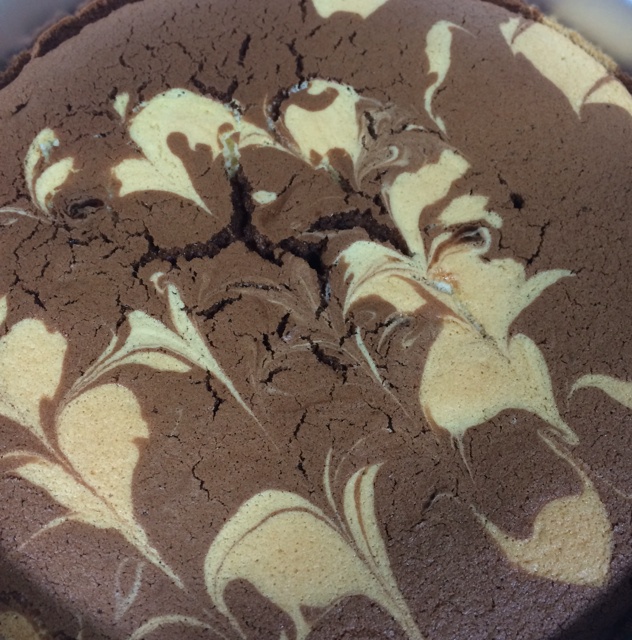 斑马纹戚风蛋糕