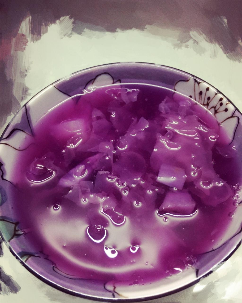 紫薯银耳羹