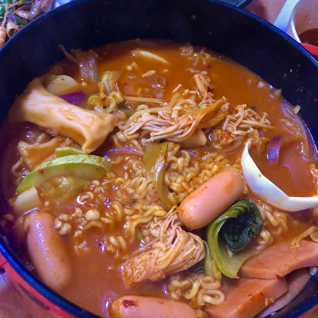 韩国芝士部队火锅