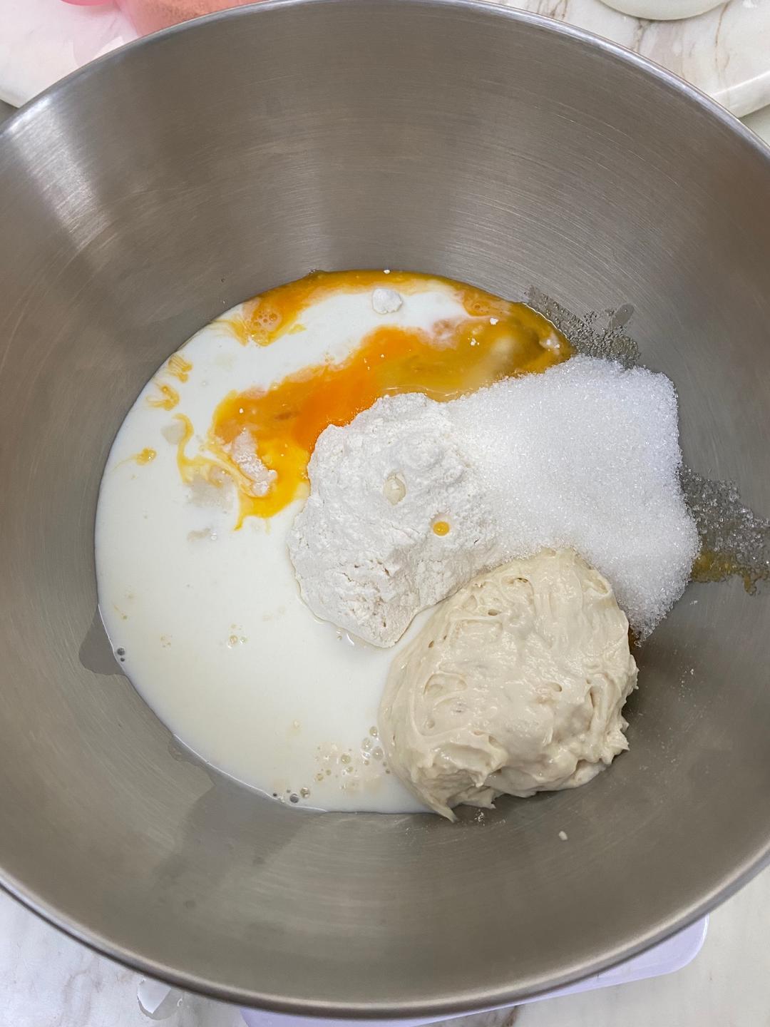 纯奶手撕吐司的做法 步骤1