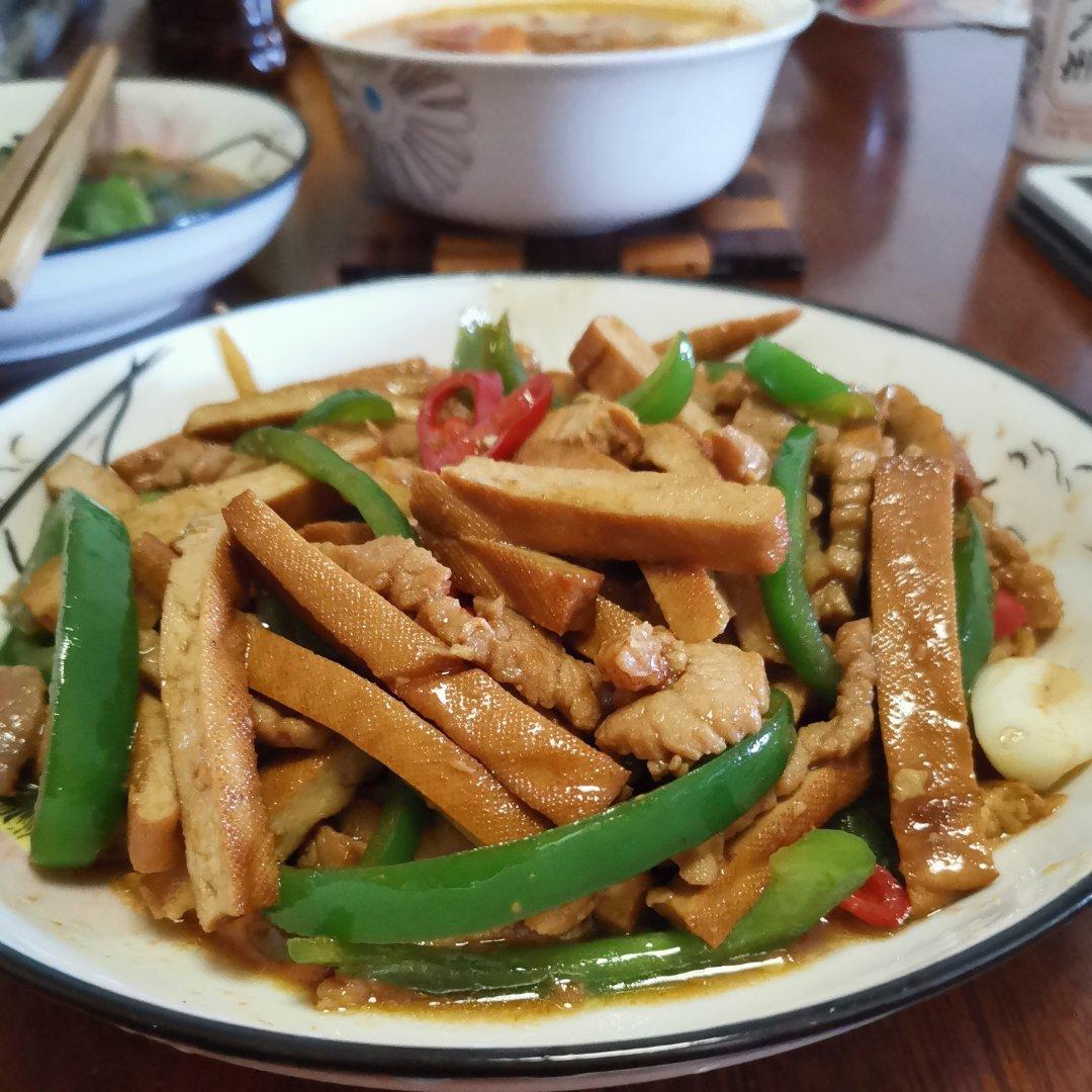 香干肉丝，家常菜