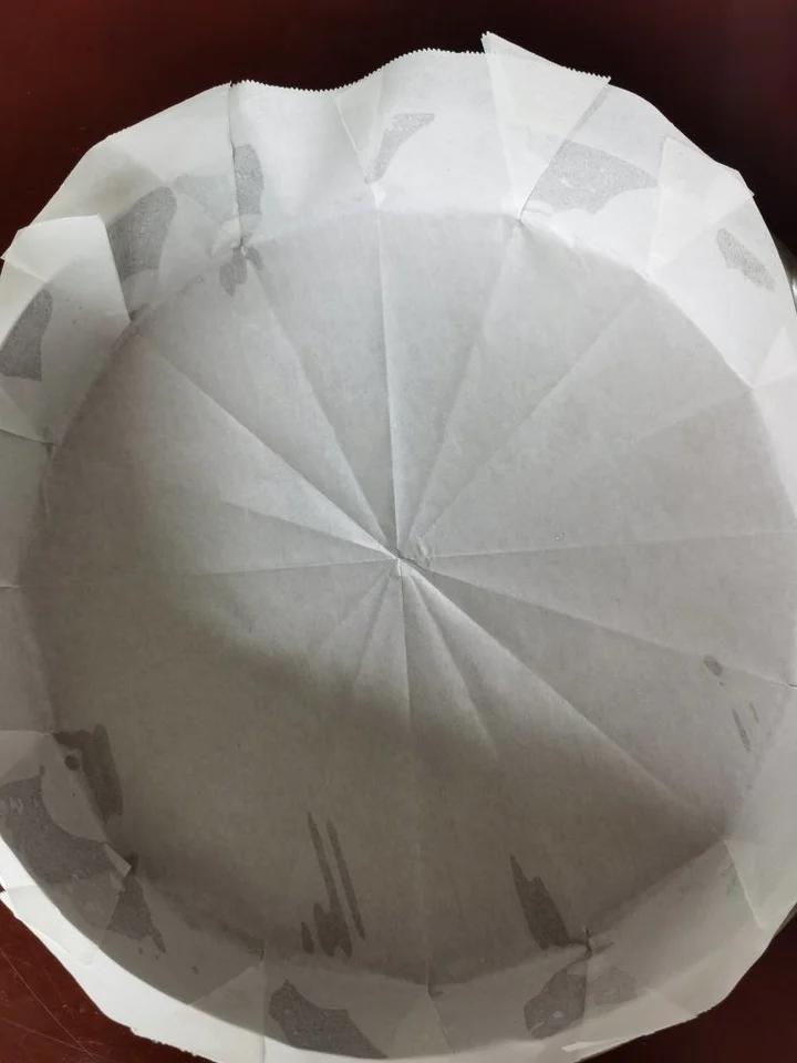 超实用的蛋糕圆模油纸裁剪法