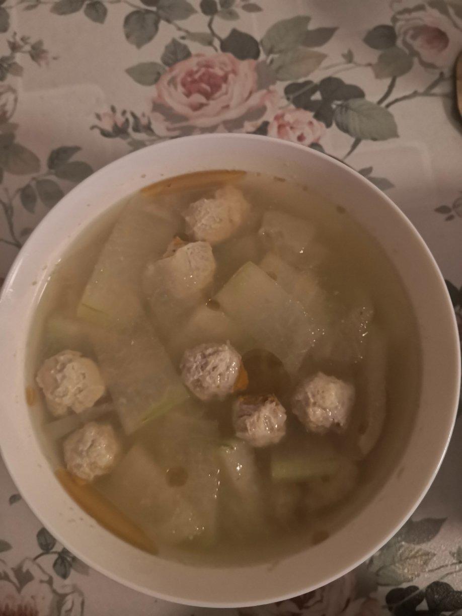 冬瓜汆丸子汤