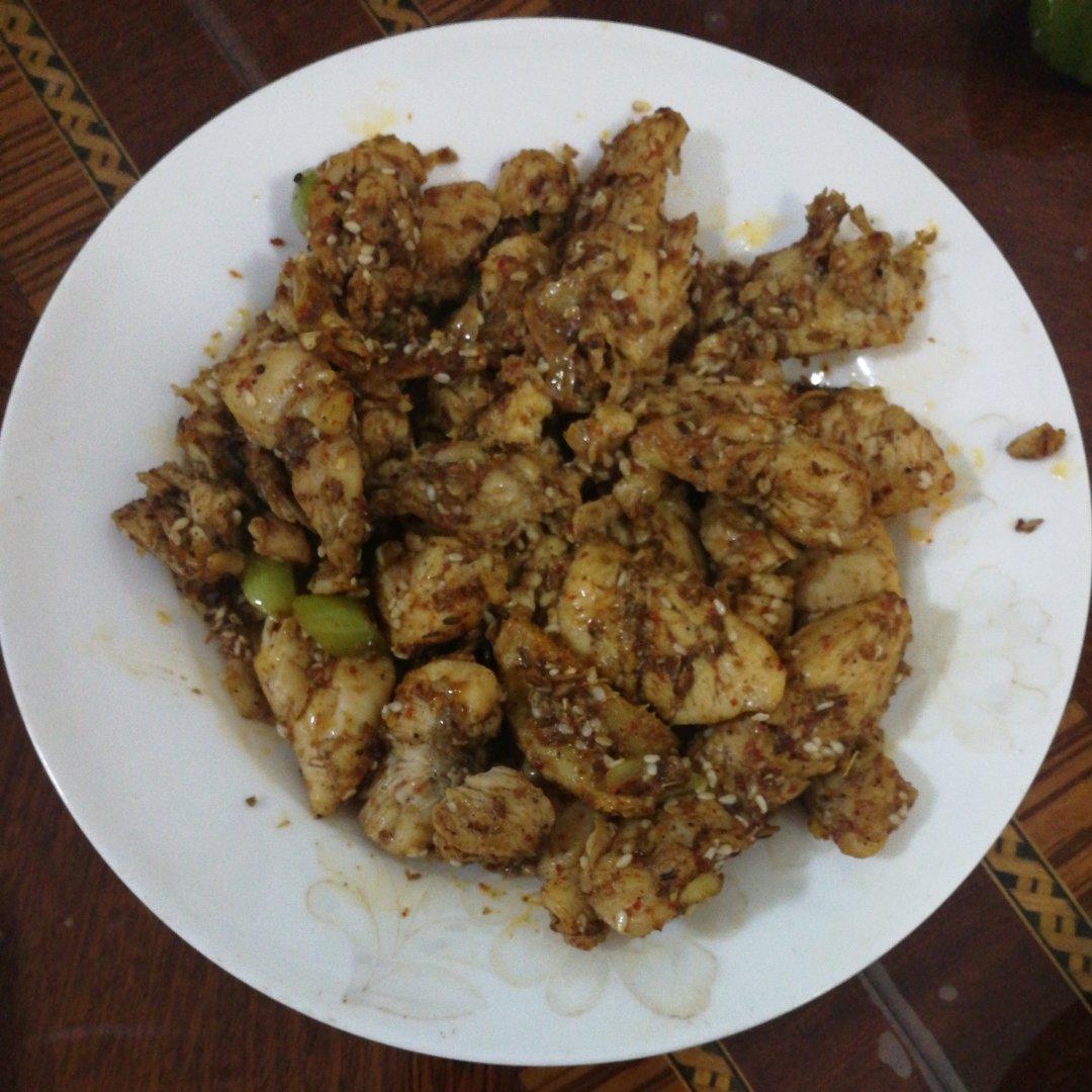 孜然鸡胸肉，低脂低卡好吃无压力。