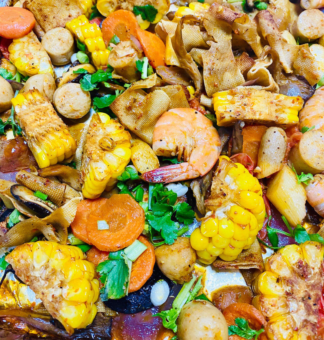 无油低脂烤蔬菜，永远滴神！水煮菜、沙拉吃腻了，来吃这个吧