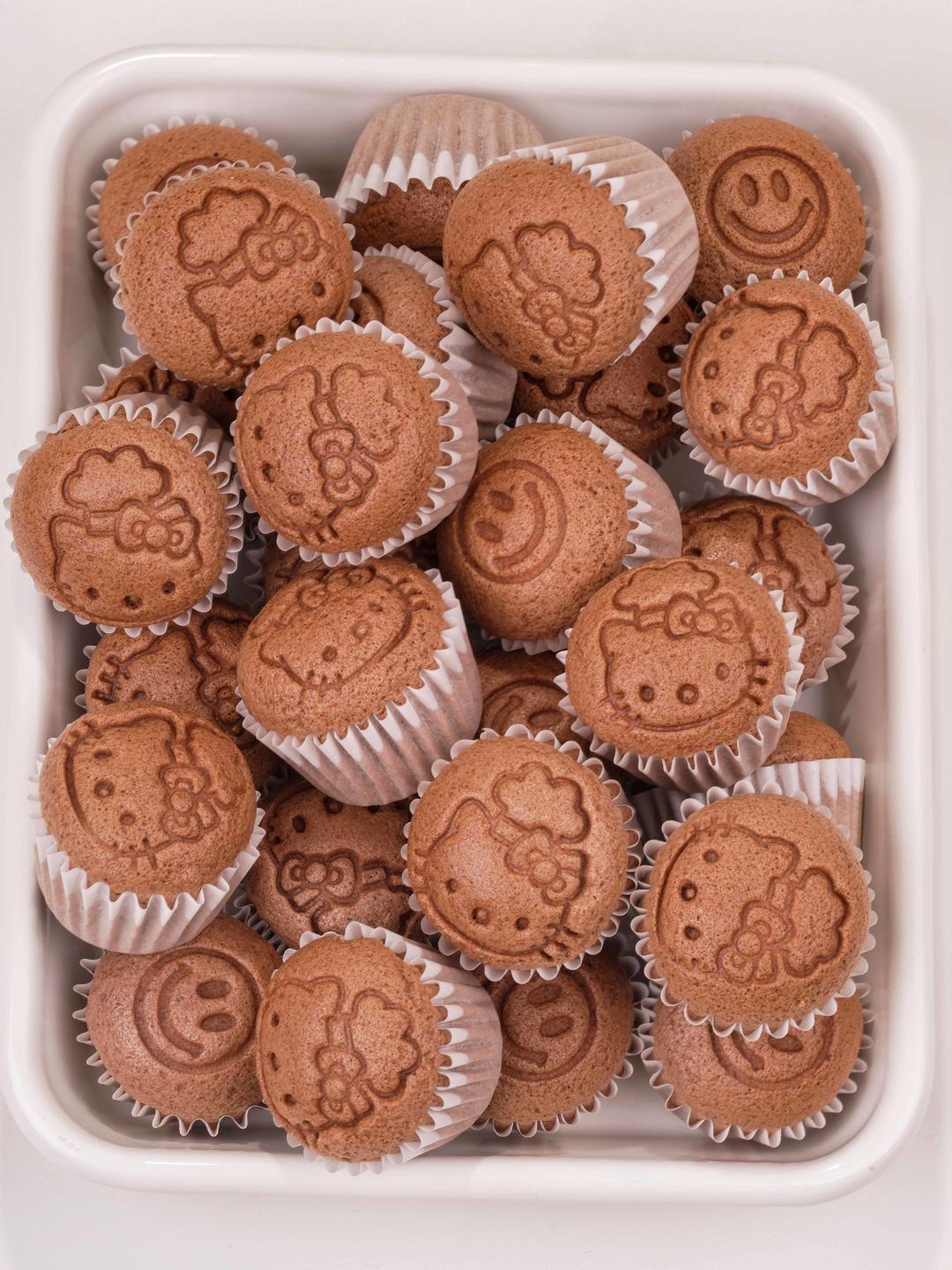 巧克力小蛋糕像我这样做 不消泡不凹陷 口感松软又好吃！