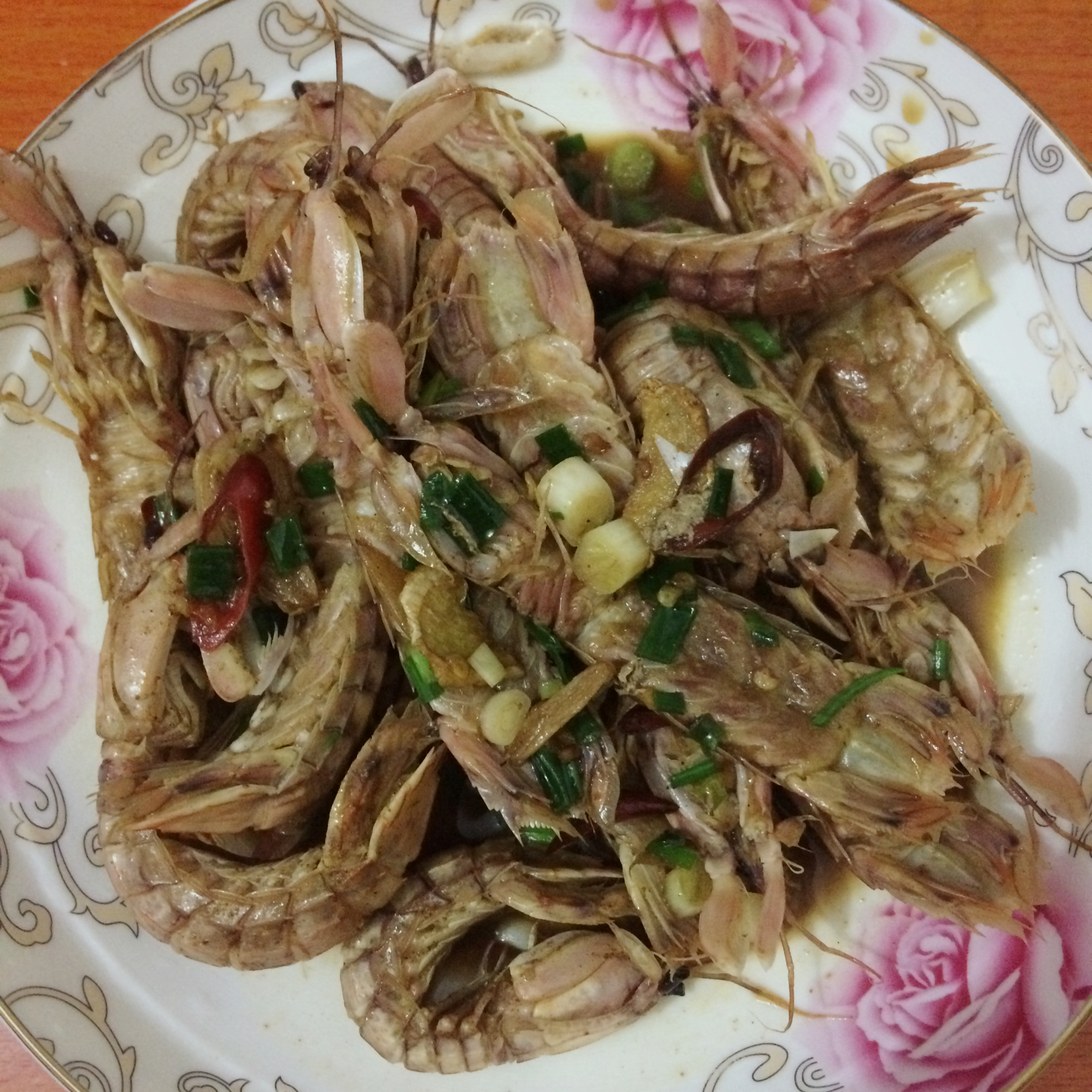 椒盐虾菇