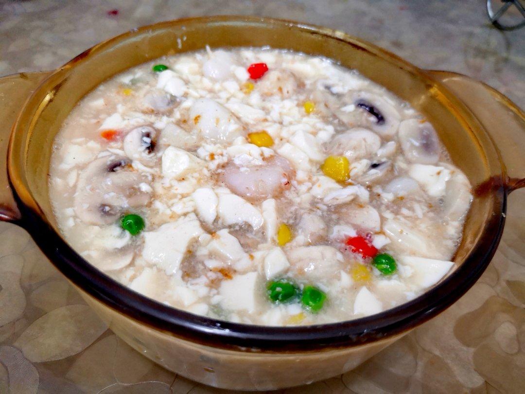 汪仼彺旺做的海鲜豆腐羹