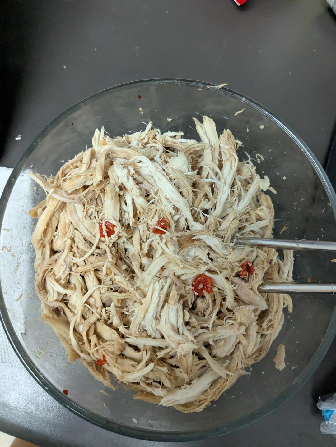 ✅ 第6道快手低脂菜✨清爽美味的柠檬鸡丝🍋鸡胸肉满分吃法💯