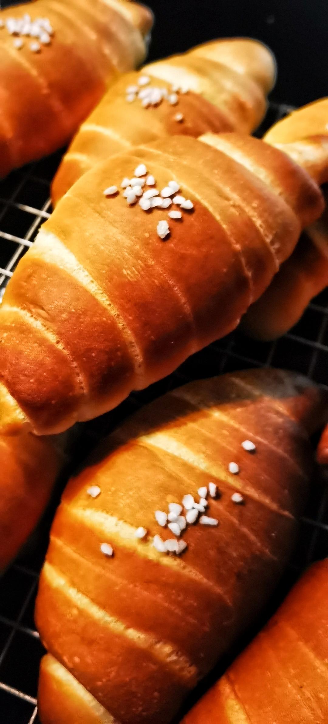 脆皮盐面包｜法国老面