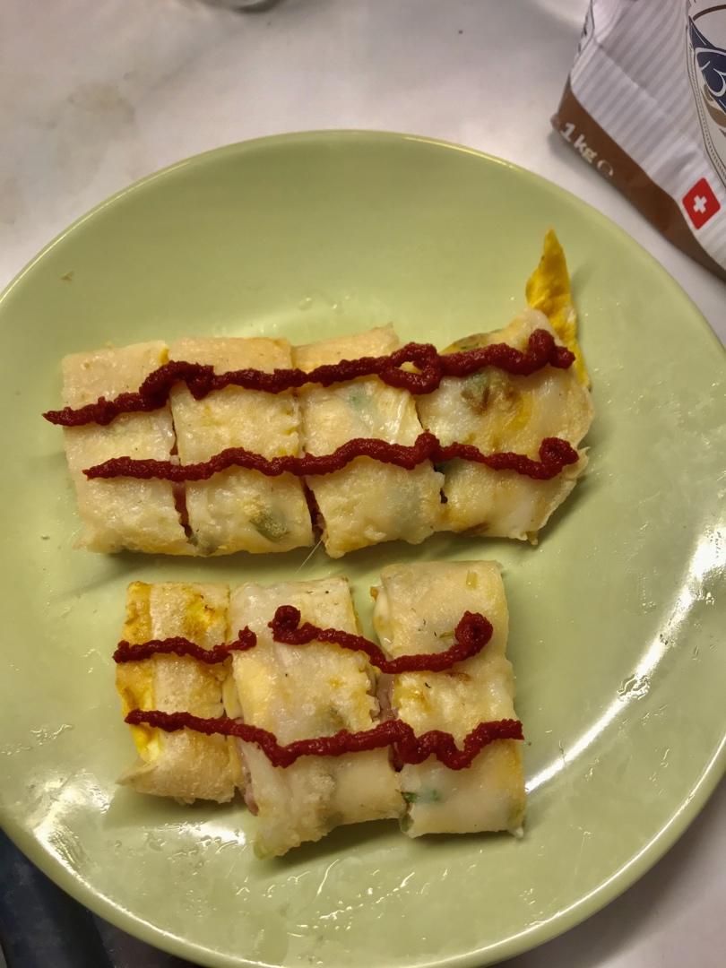 柔软Q弹的古早味台式蛋饼，吃了就停不下来