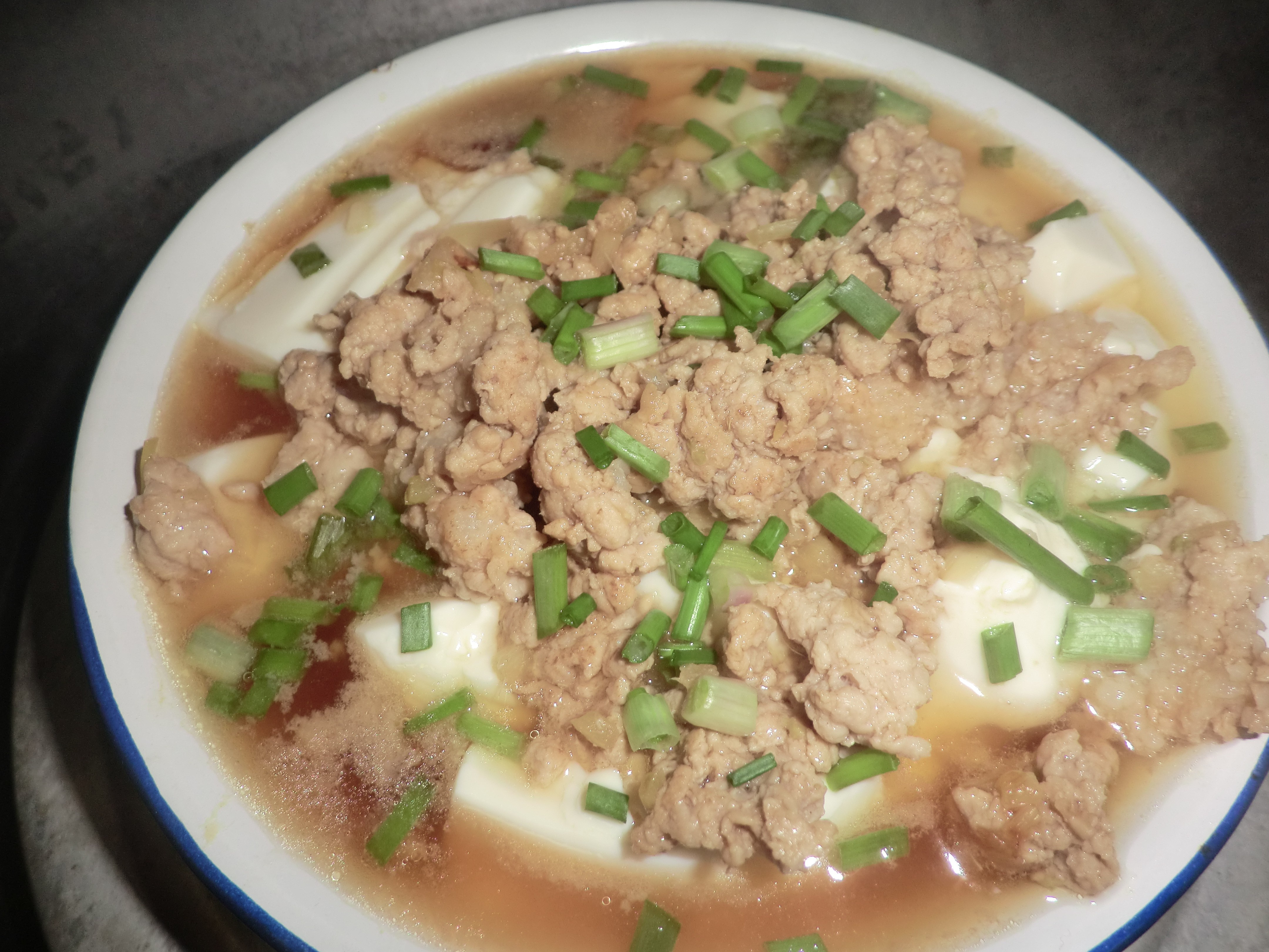 肉末蒸豆腐