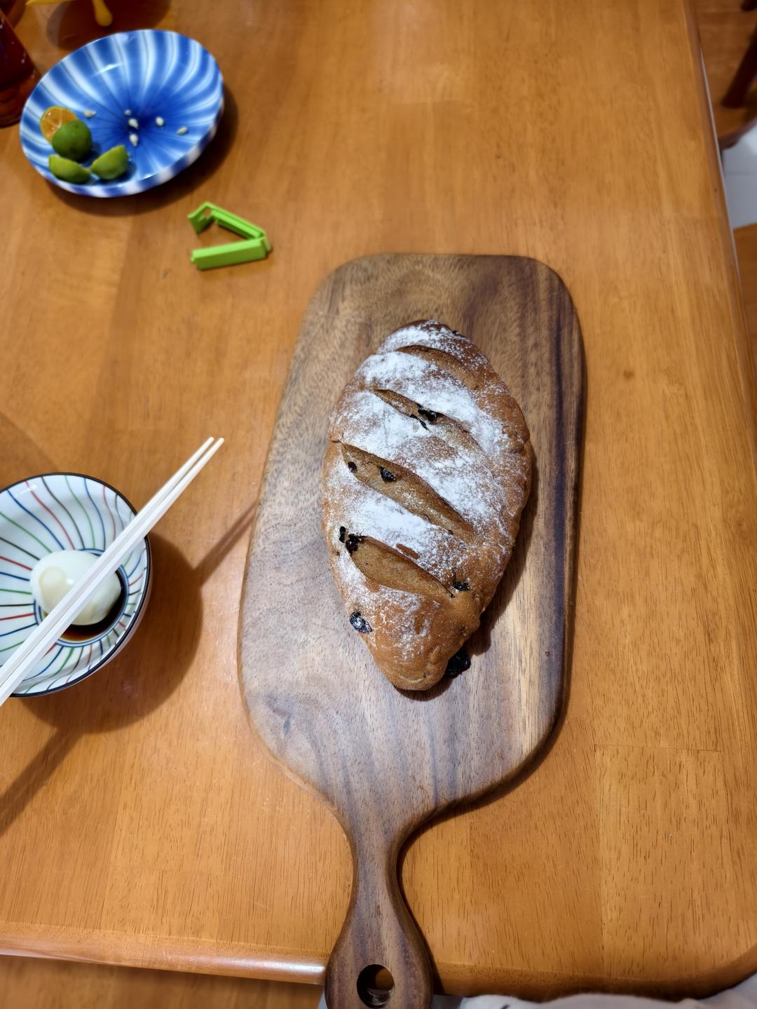 全麦红糖桂圆软欧包