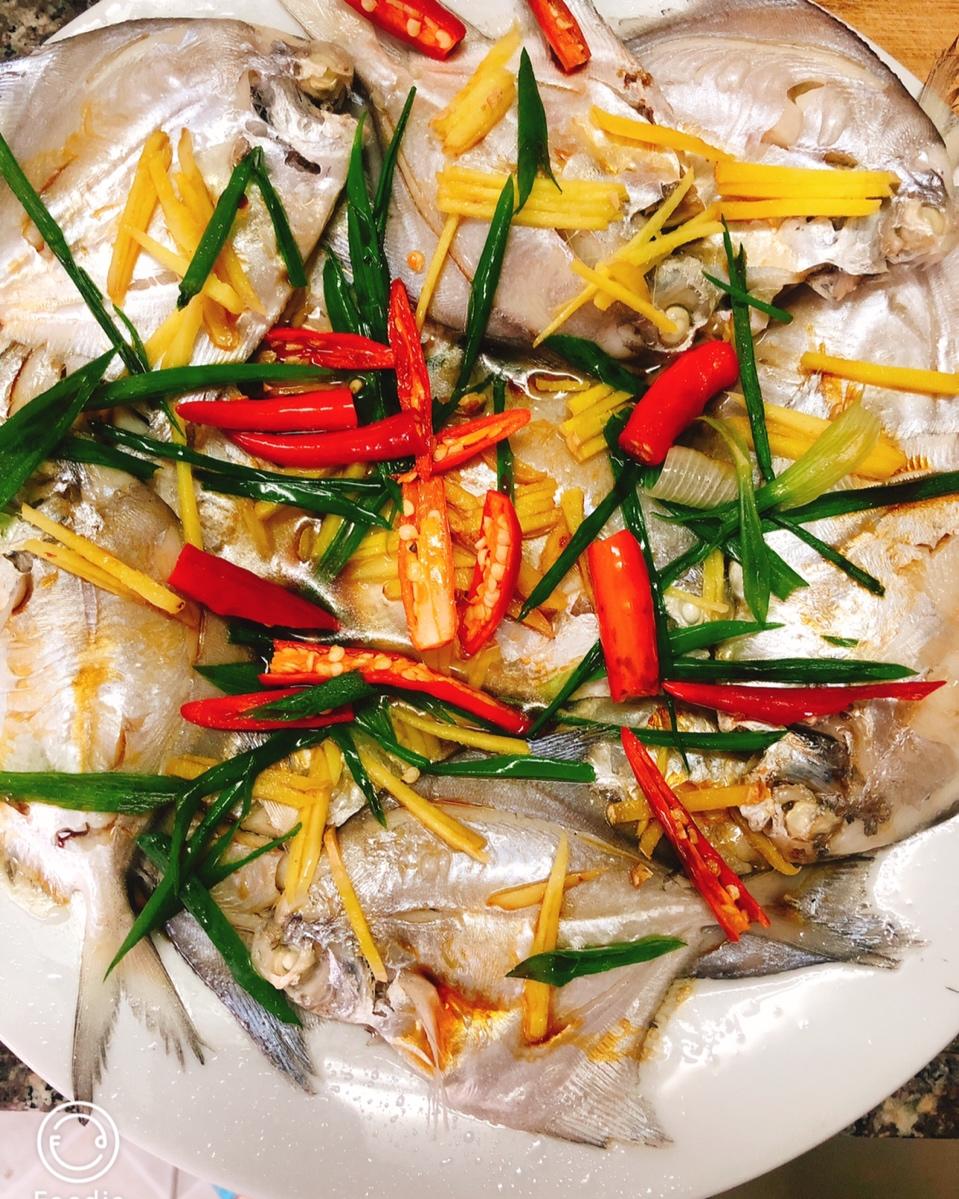 清蒸白鲳鱼