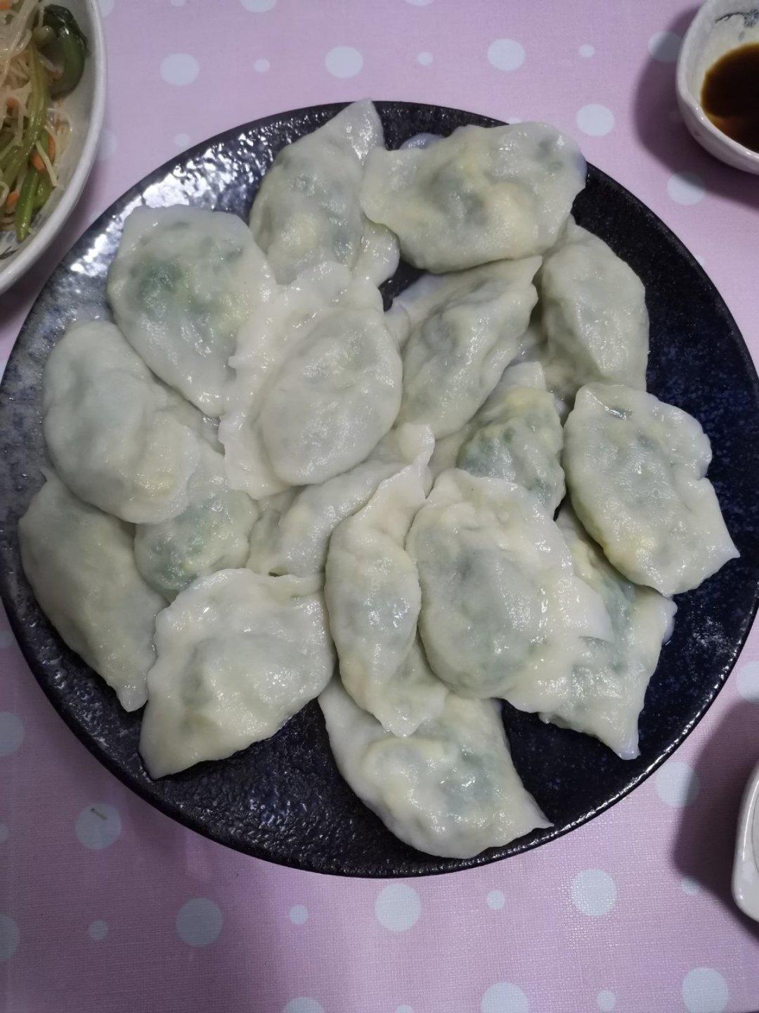 韭菜鸡蛋扇贝柱水饺