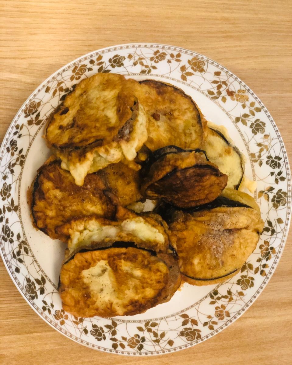 新手～香酥炸茄盒