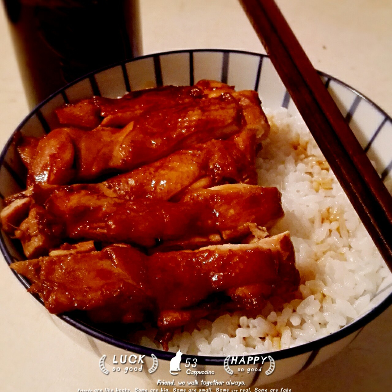 照烧鸡腿饭