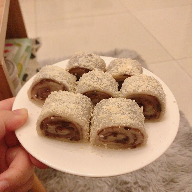 下午茶糕点【椰蓉豆沙糯米糍】超简单
