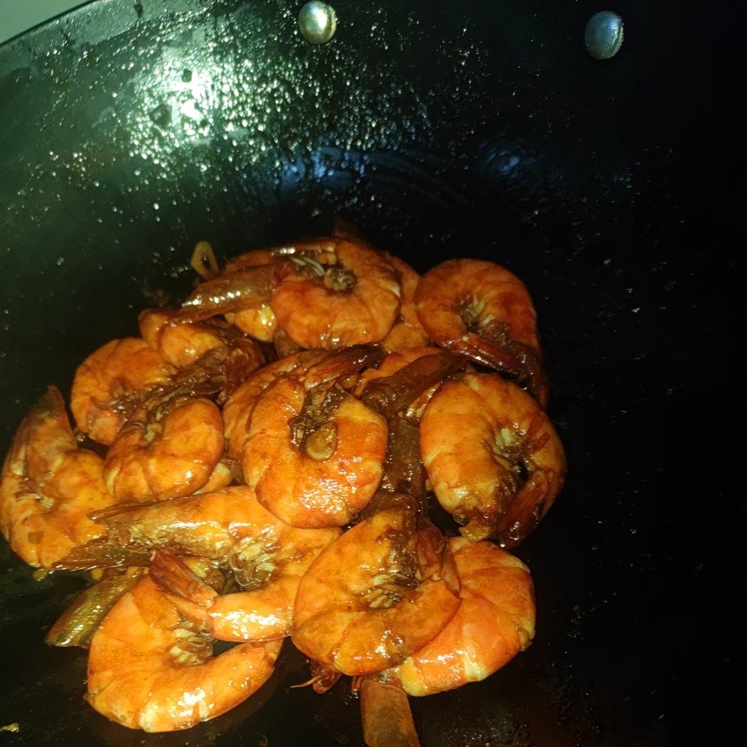 家庭版油焖大虾