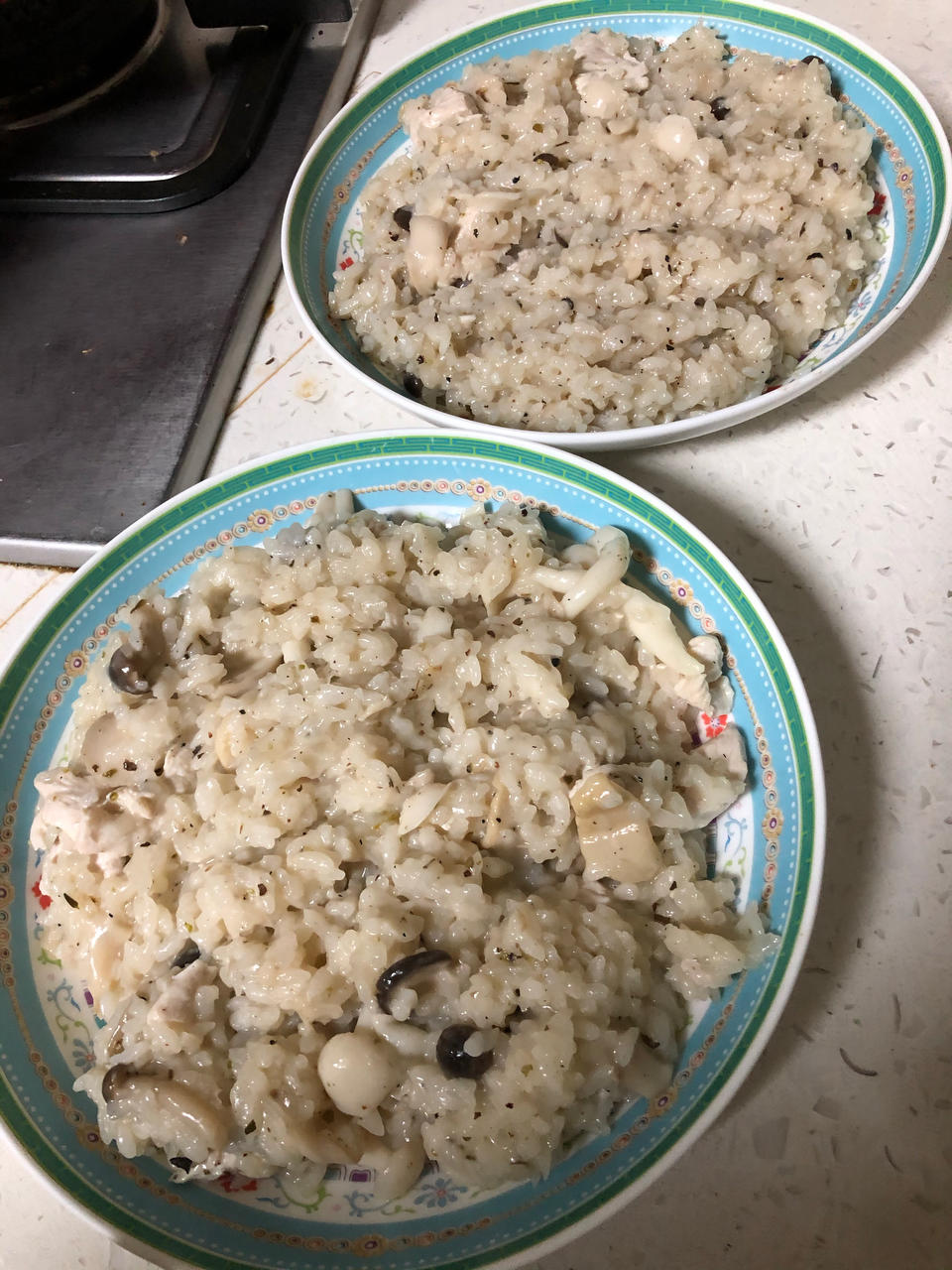 在家米其林『意大利菌菇烩饭Risotto』